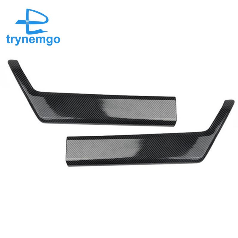 1 Cặp Tay Nắm Cửa Trước Bằng ABS Sợi Carbon Cho Ford F150 F-150 2021 2022