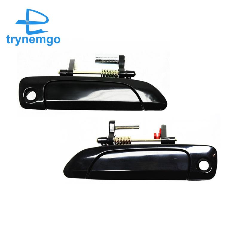 Tay Nắm Cửa Bên Ngoài Bằng ABS Màu Đen Cho Honda Civic Sedan 2001-2005