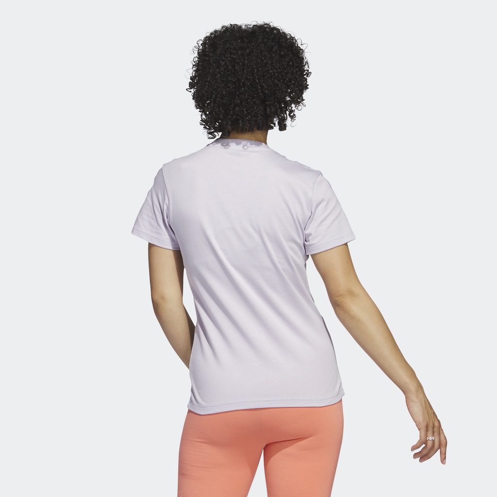 Adidas Phong cách sống Áo Thun 3 Sọc Soft Luxe Nữ Màu tím HT3148