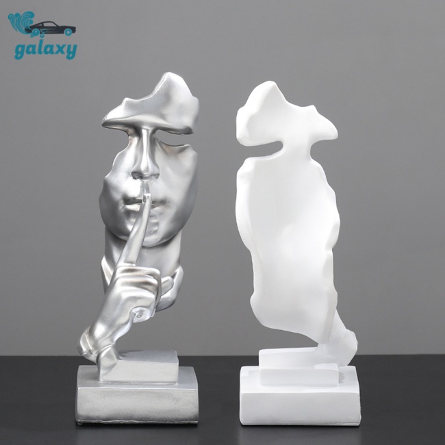 Galaxy Tượng Điêu Khắc Trừu Tượng Bằng Nhựa Resin Màu Vàng Sáng Tạo Trang Trí Nội Thất