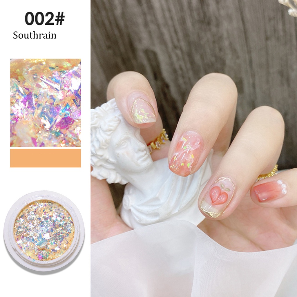 Hộp Sequin Lấp Lánh Nhiều Màu Sắc Dùng Trang Trí Móng Tay Nghệ Thuật