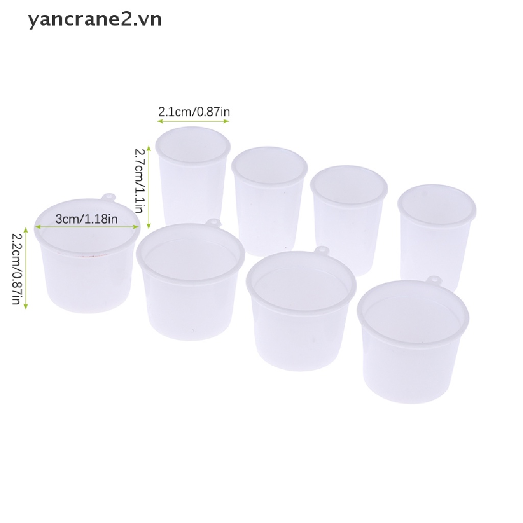 Set 4 Ly / Tách Uống Cà Phê / Kem Màu Trắng Trang Trí Nhà Búp Bê 1: 6 2.vn