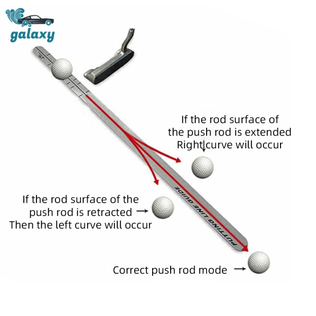 Thước Thẳng Siêu Nhẹ Bằng Hợp Kim Nhôm Cho Gậy Đánh Golf