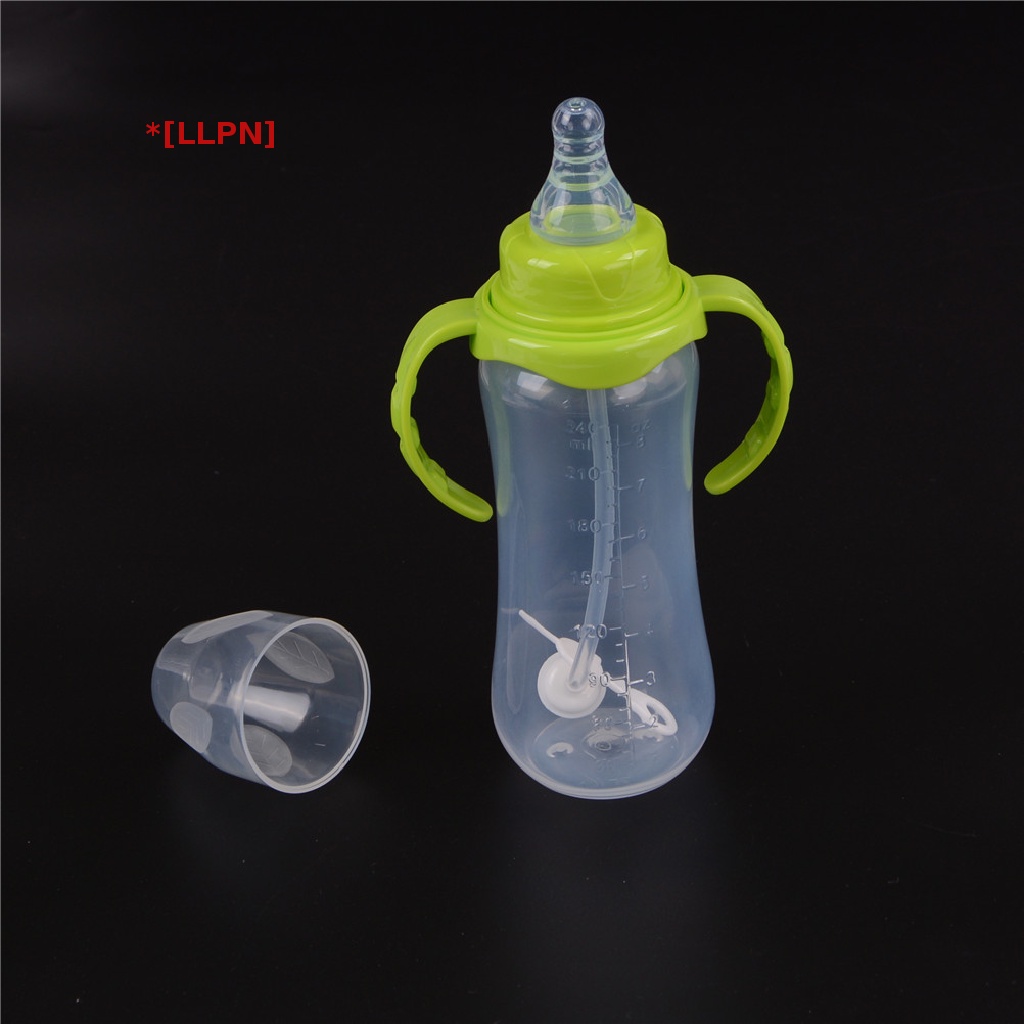 Bình Sữa Có Ống Hút Dung Tích 240ML Tiện Dụng Cho Bé