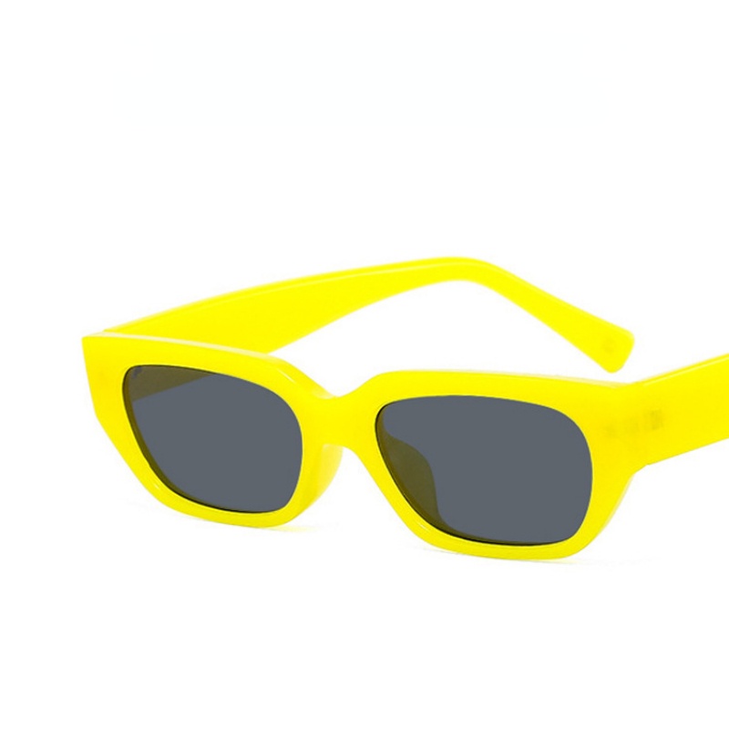 (AIMURUSI) COD Kính Râm Gọng Vuông Nhỏ Phong Cách Âu Mỹ Vintage Thời Trang Cho Nữ