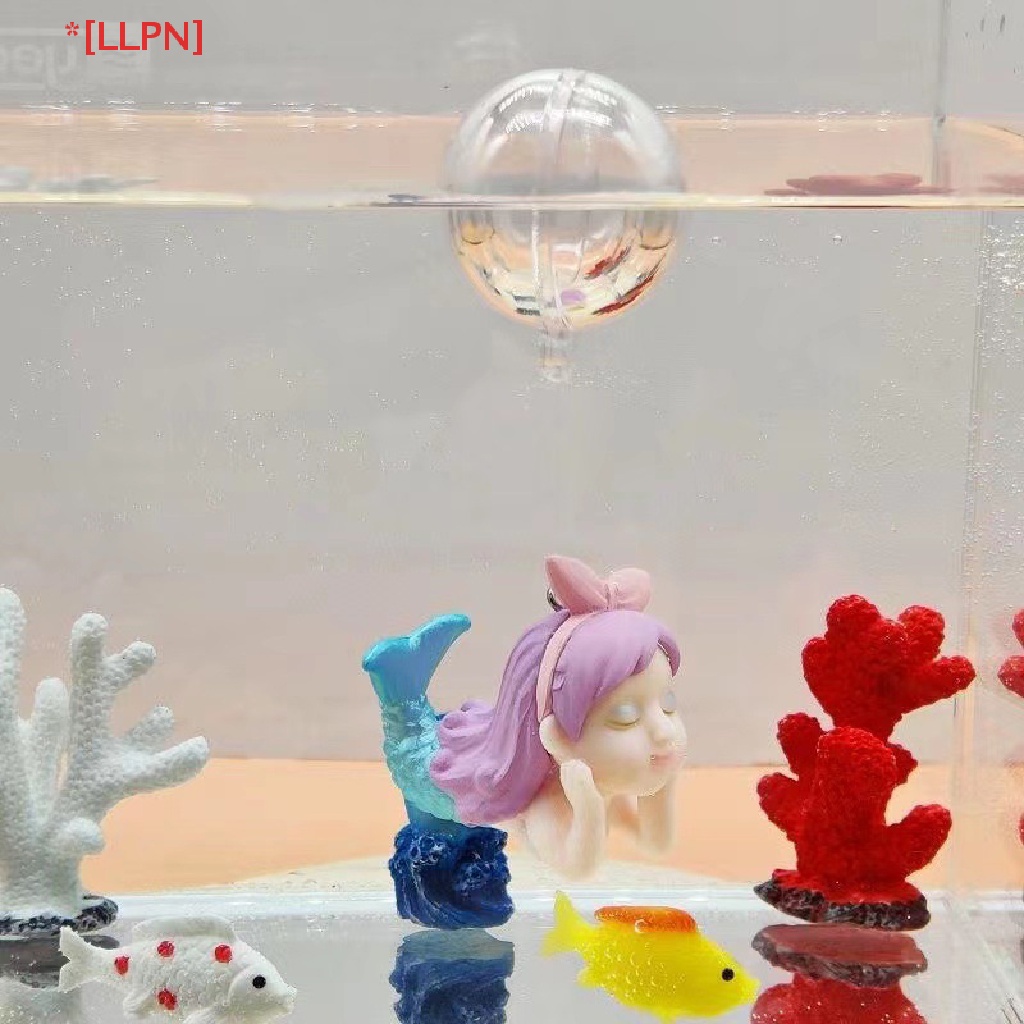 [loyaltysun] Floag Kẹp Tóc Mặt Dây Chuyền Thủ Công Nhỏ Nhắn Sáng Tạo Trang Trí Bể Cá / Bãi Biển Chào Mừng