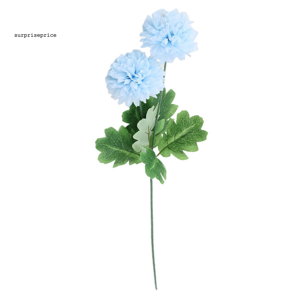 1 Nhánh Hoa Nhân Tạo 2 Đầu Dùng Trang Trí DIY