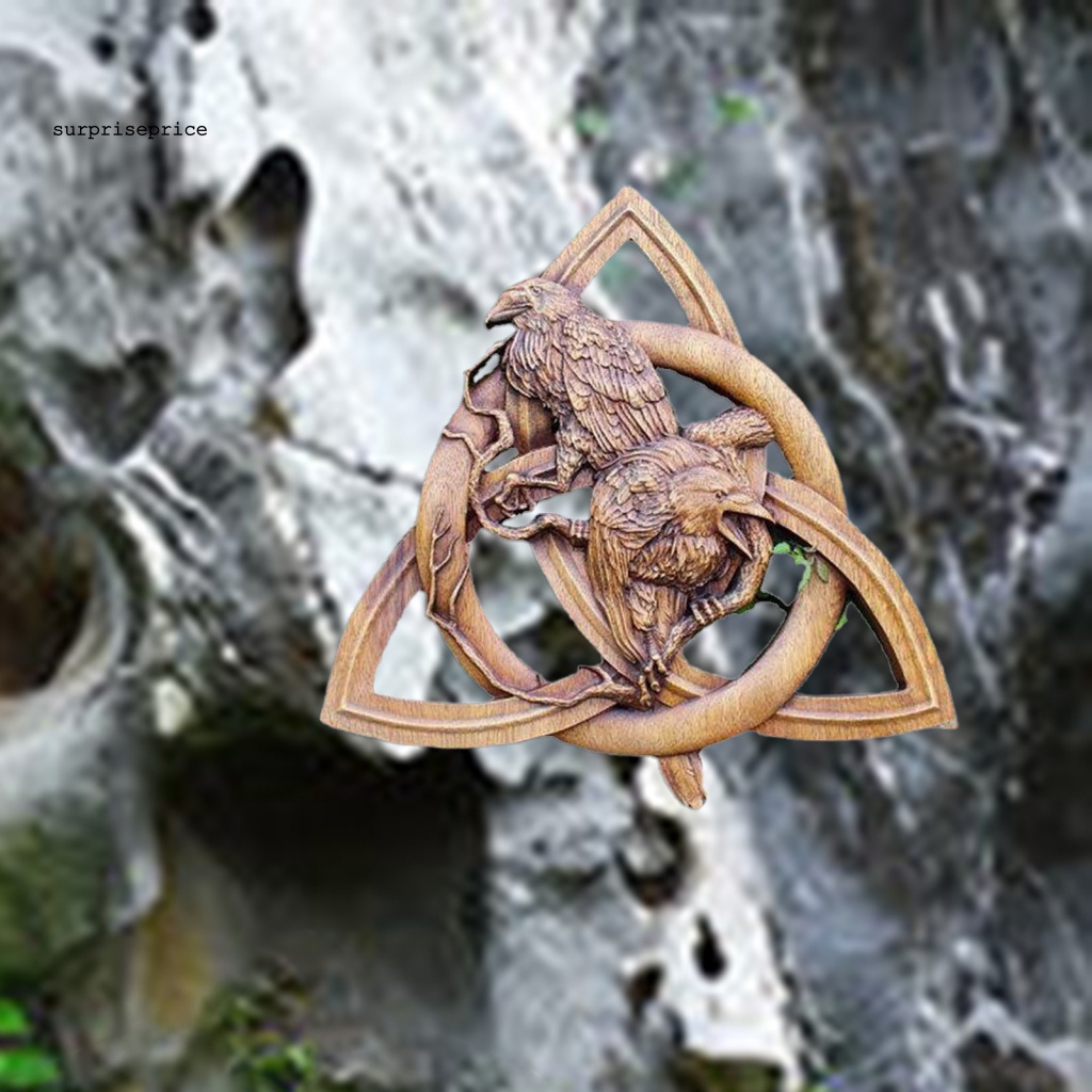 Mô Hình Con Quạ Bằng Nhựa Resin Tinh Tế Dùng Trang Trí Sân Vườn