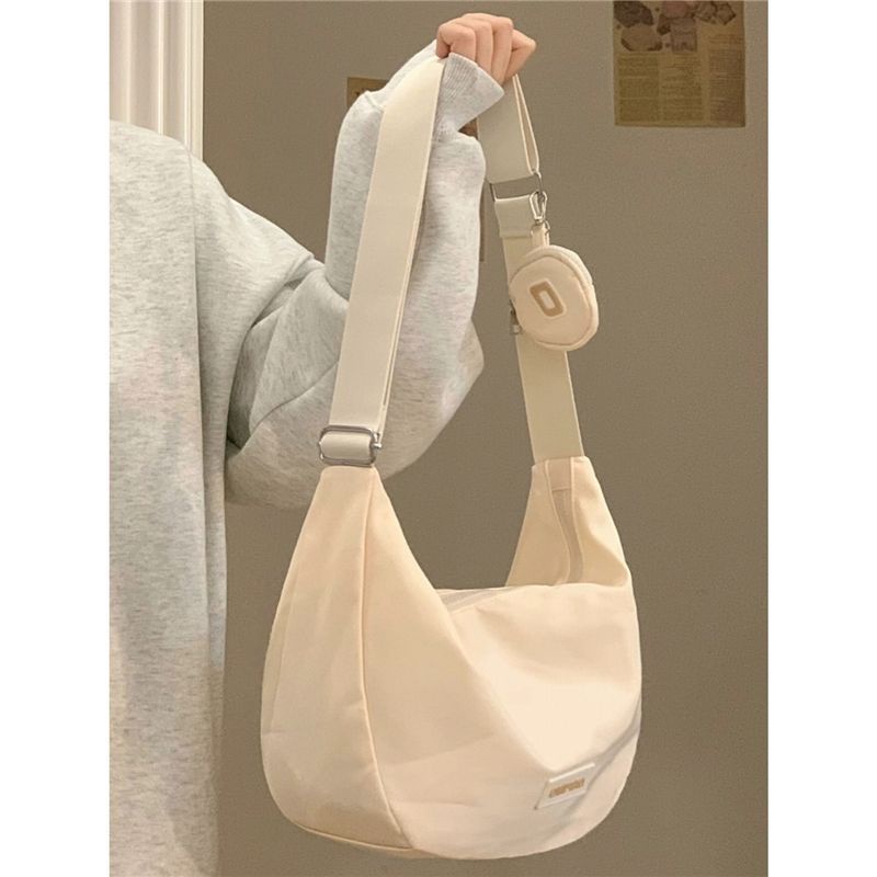 Bán Chạy#Túi Xách Đeo Vai Bằng Vải Bạt Nylon Sức Chứa Lớn Mùa Hè Nhật Bản Dễ Phối Đồ Cho Nữ 5.13 dj