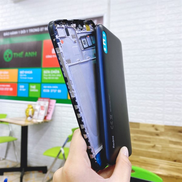 Bộ vỏ Xiaomi Redmi 9a hàng đẹp nấu máy hàng như hình.