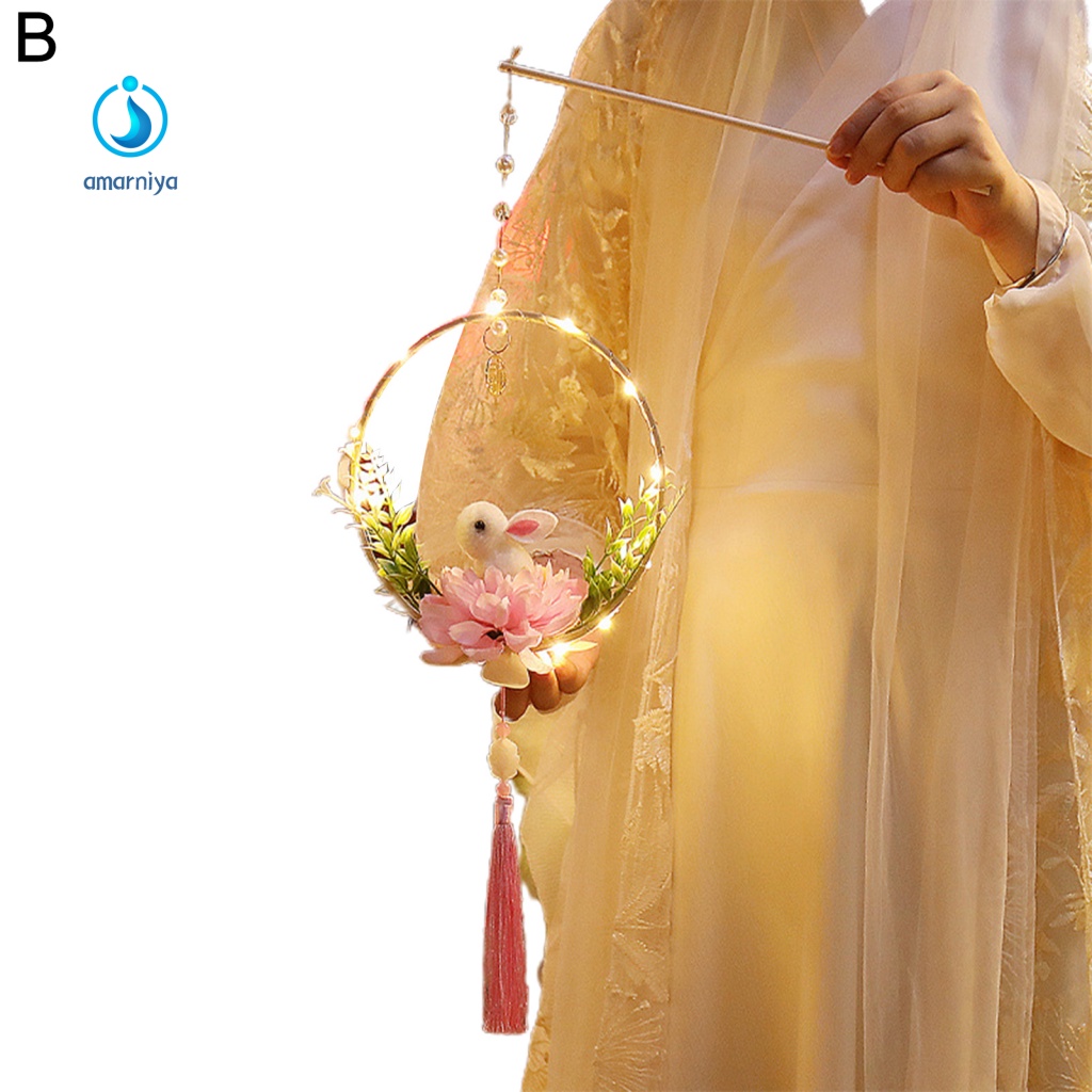 1 Bộ Đèn Trang Trí Thủ Công Sử Dụng Pin Phong Cách Retro