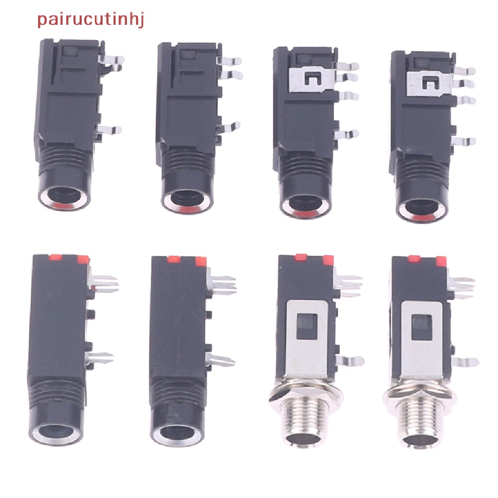 Set 2 Cặp Jack Cắm Âm Thanh 6.35mm 3Pin Chuyên Dụng Dành Cho Micro