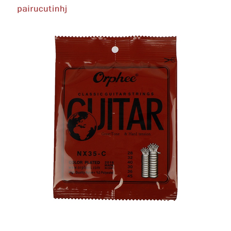 Set 6 Dây Đàn guitar nx35-c Mạ nylon + 3% polyester