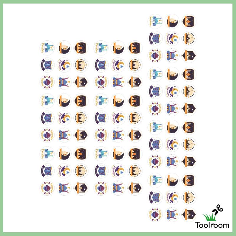 Miếng Dán Trang Trí Hình Eid Mubarak Độc Đáo