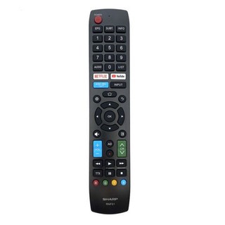 Điều khiển từ xa rnf01 cho tv thông minh sharp smart tv netflix youtube prime