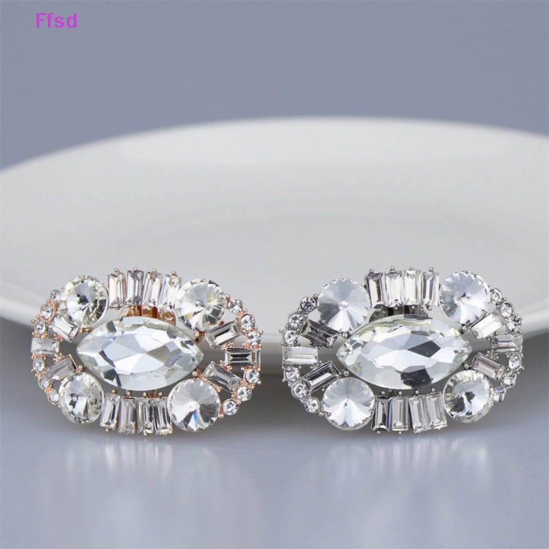 {Ffsd} Kẹp Giày Đính Đá Pha Lê Lấp Lánh Đơn Giản Dành Cho Nữ * Bán Chạy