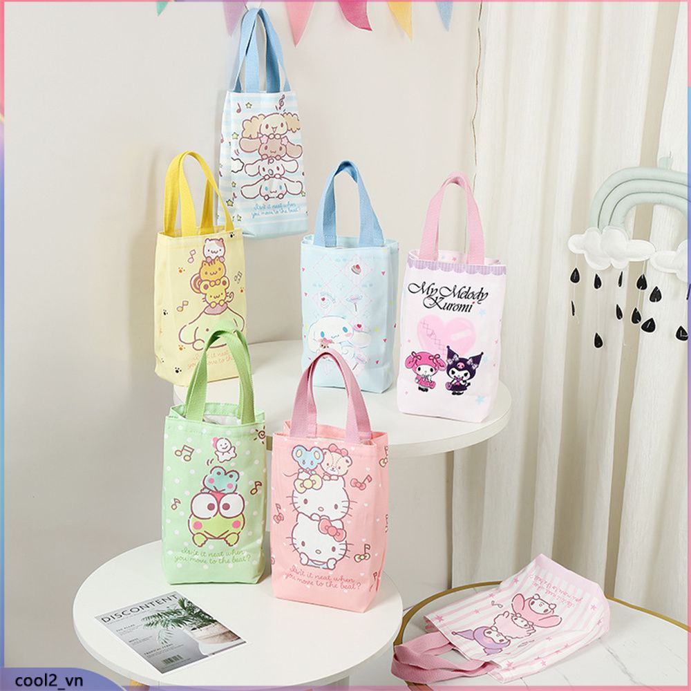 Túi Đựng Cốc Nước Túi Xách Thời Trang Vải Bố Mini Túi Đựng Di Động Túi Đựng Cốc Hầm Bọc Dù Túi Bảo Vệ Hầm Túi Đựng Chai Nước Ngoài Trời (Cool2.vn)