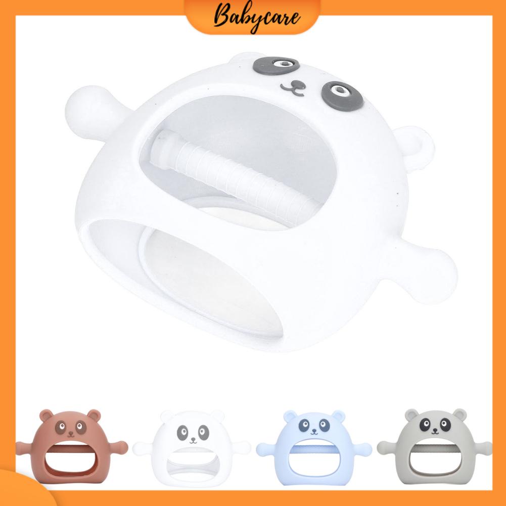 Babycare Tay Bé Miếng Dán Đồ Chơi Silicone Mềm Có Thể Làm Sạch Ngăn Rụng Cổ Đeo Mọc Răng Nhai