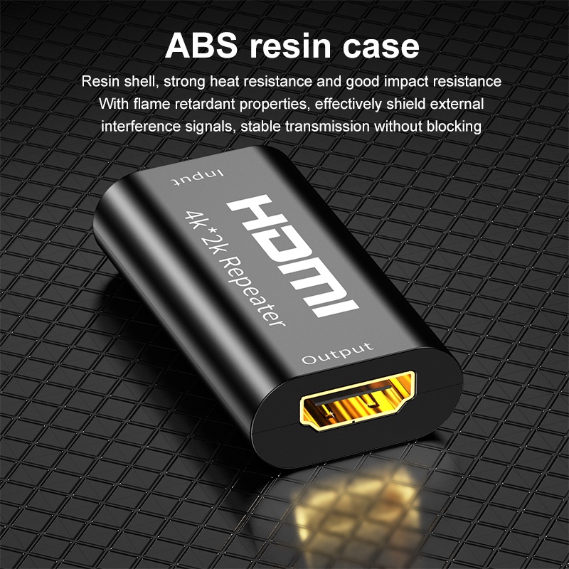 Bộ Khuếch Đại Tín Hiệu HDMI 4K * 2K UHD Sang HDMI V1.4 3D 1080p Cho DVD Laptop HDTV