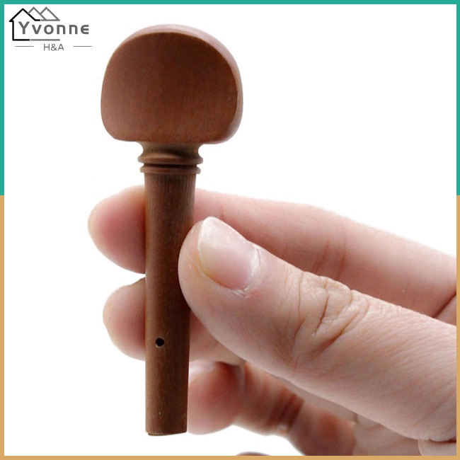 One Set 4 Chốt Chỉnh Dây Đàn Violin Bằng Gỗ Kích Thước 4 / 4