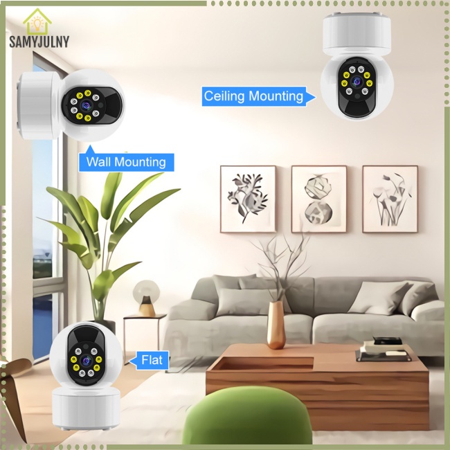 Camera An Ninh A10 SAM 1080p Hd Wifi Có Chế Độ Nhìn Đêm