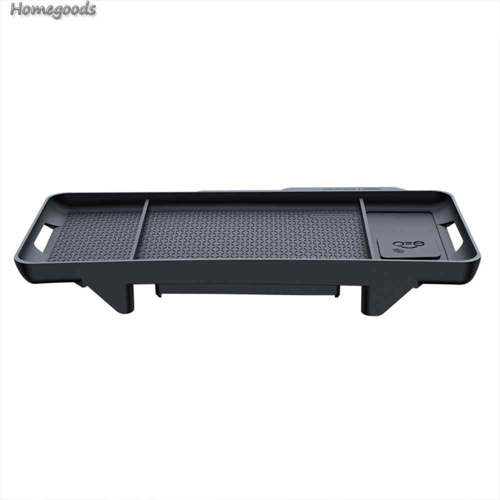 Hộp Đựng Đồ Dùng Màu Đen Bằng TPU Chống Trượt Cho Tesla Model 3 Y 2023