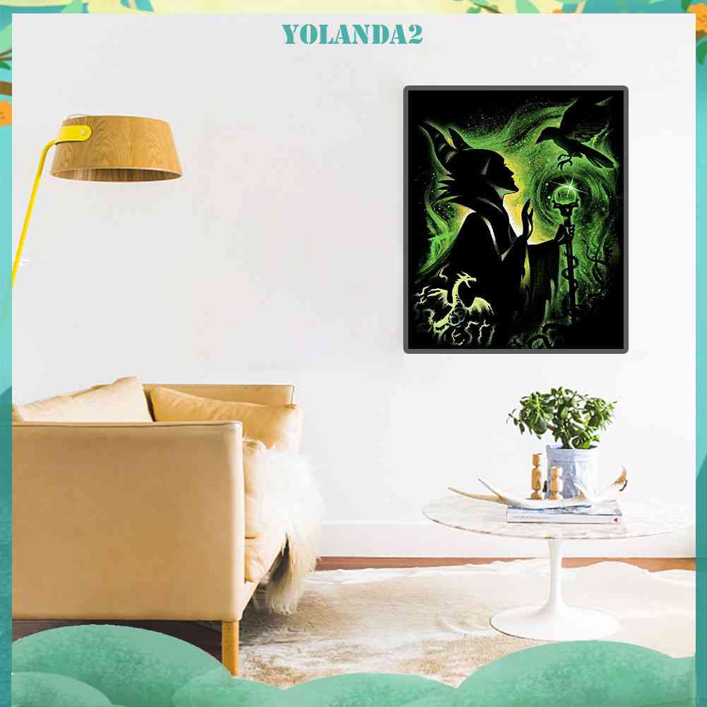 Bộ Tranh Đính Đá 5D Họa Tiết Hoạt Hình Độc Đáo DIY Dùng Trang Trí Nhà Cửa