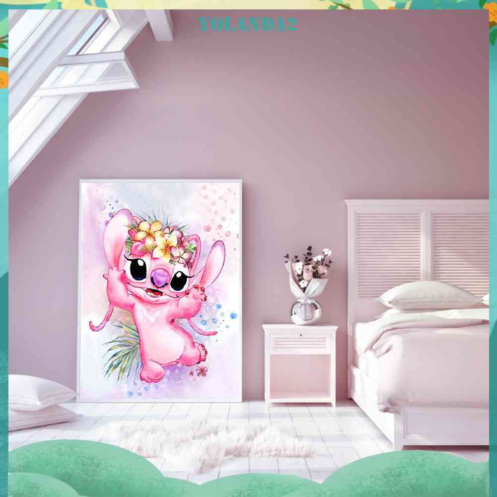 Bộ Tranh Đính Đá 5D Họa Tiết Hoạt Hình Độc Đáo DIY Dùng Trang Trí Nhà Cửa