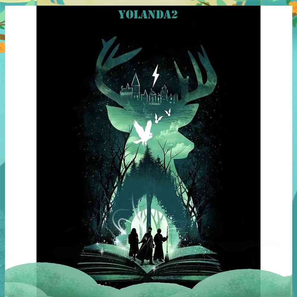 Tranh Đính Đá Kim Cương Toàn Bộ 5D DIY Hình Quyển Sách