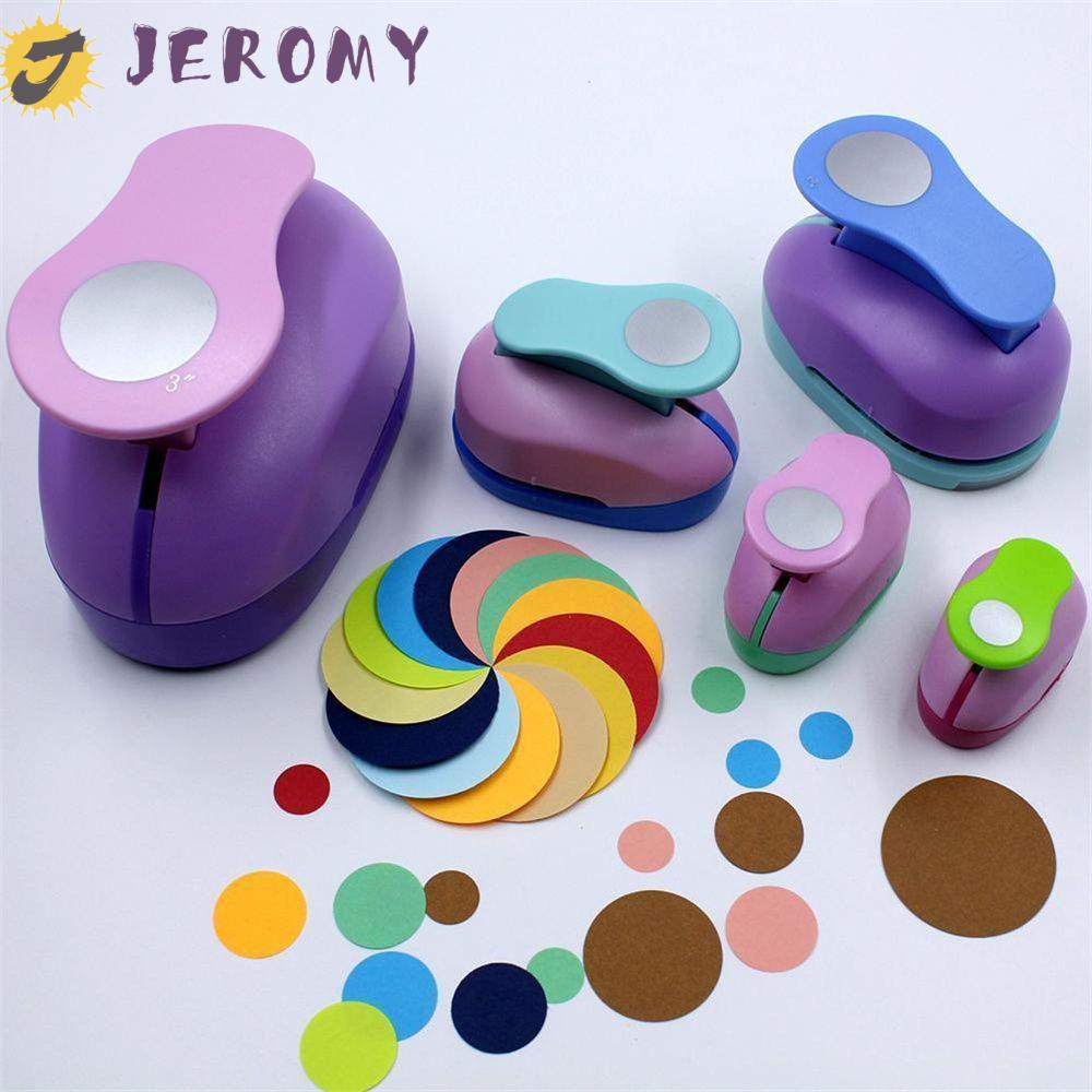 Dụng Cụ Đục Lỗ Giấy Dập Nổi Hình Tròn Độc Đáo Tiện Dụng Cho Trường Học