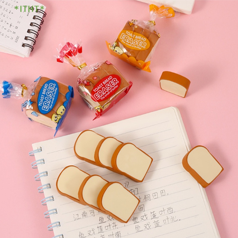 Gôm Tẩy Hình Bánh Mì Nướng Sáng Tạo Vui Nhộn Mới
