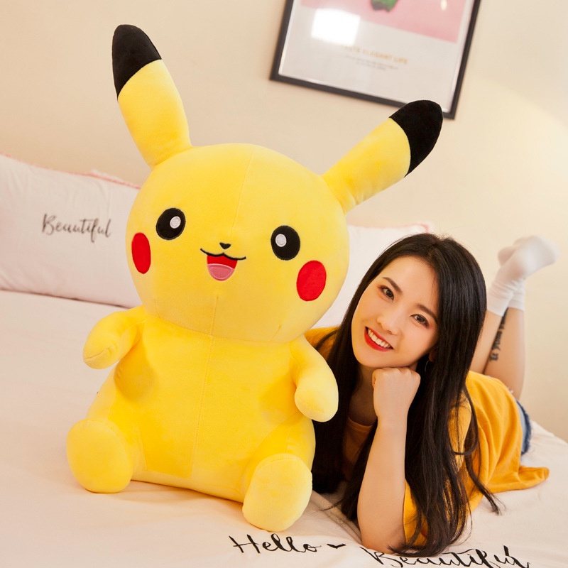 Pikachu Nhồi Bông Dễ Thương Dùng Làm Quà Tặng Cho Bé