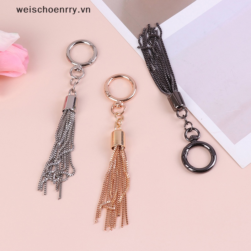 Móc Khóa Gắn Túi Xách Dạng Dây Tua Rua Độc Đáo
