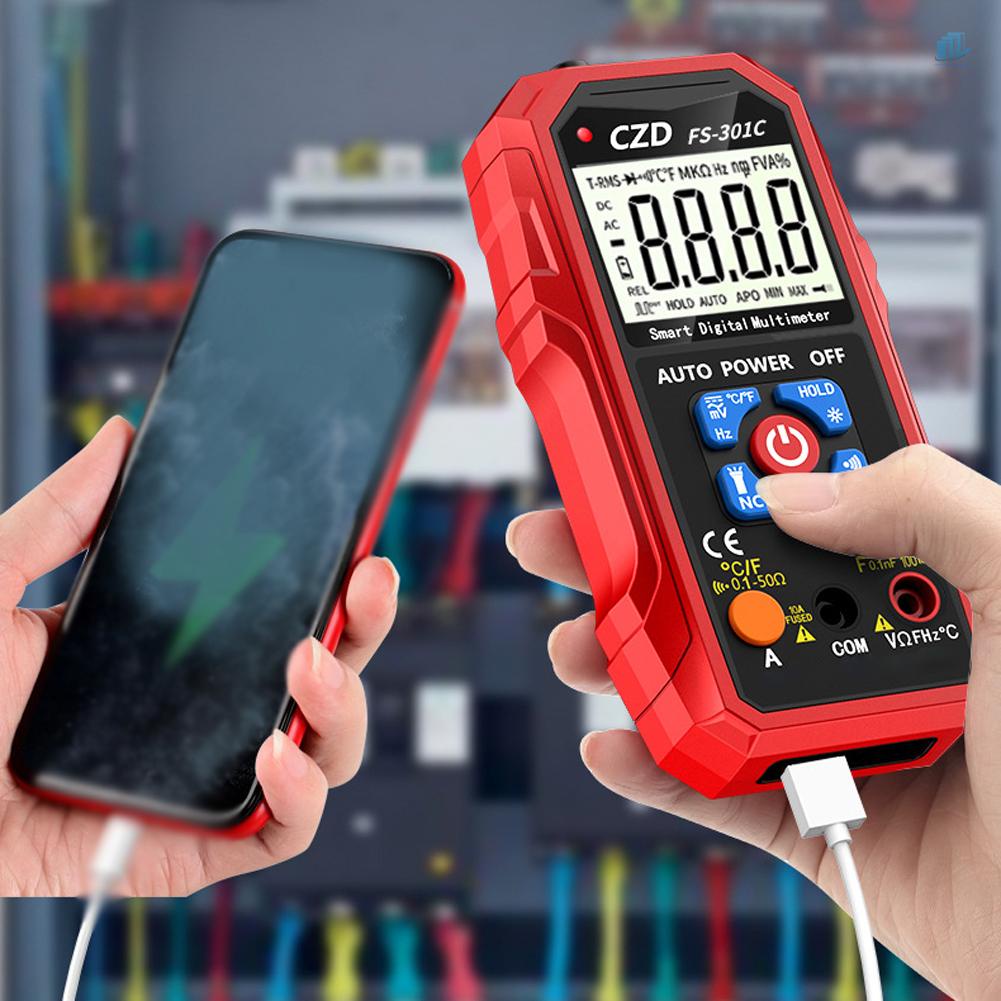 Vạn Năng Kế Kỹ Thuật Số Màn Hình Lớn 301C s2mwvn Có Đèn Nền LED NCV