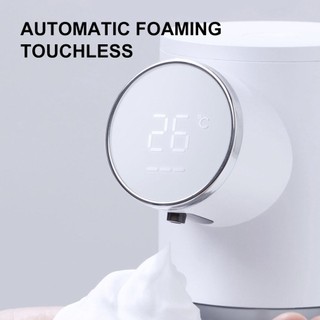 Automatic Foam Dispenser LED Display Rechargeable Household Desktop Automatic Soap Dispenser Automatic Foaming Dispenser