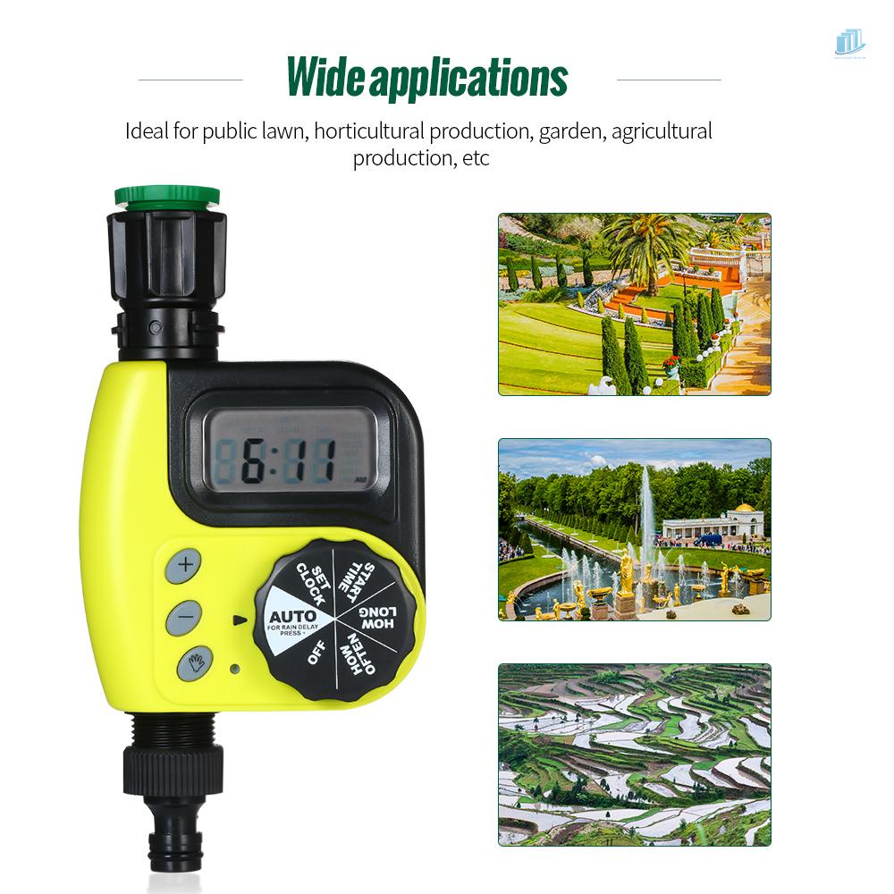 Thiết Bị Hẹn Giờ Tưới Nước Tự Động 1 Lập Trình Tự Động Không Dùng Pin Cho Sân Vườn Ngoài Trời
