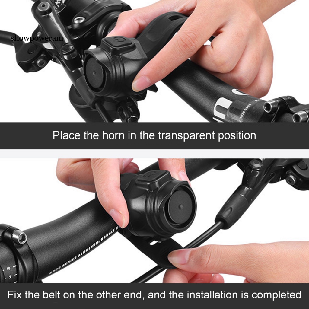 1 Bộ Còi Cảnh Báo Có Thể Sạc Lại Dành Cho Xe Đạp Leo Núi