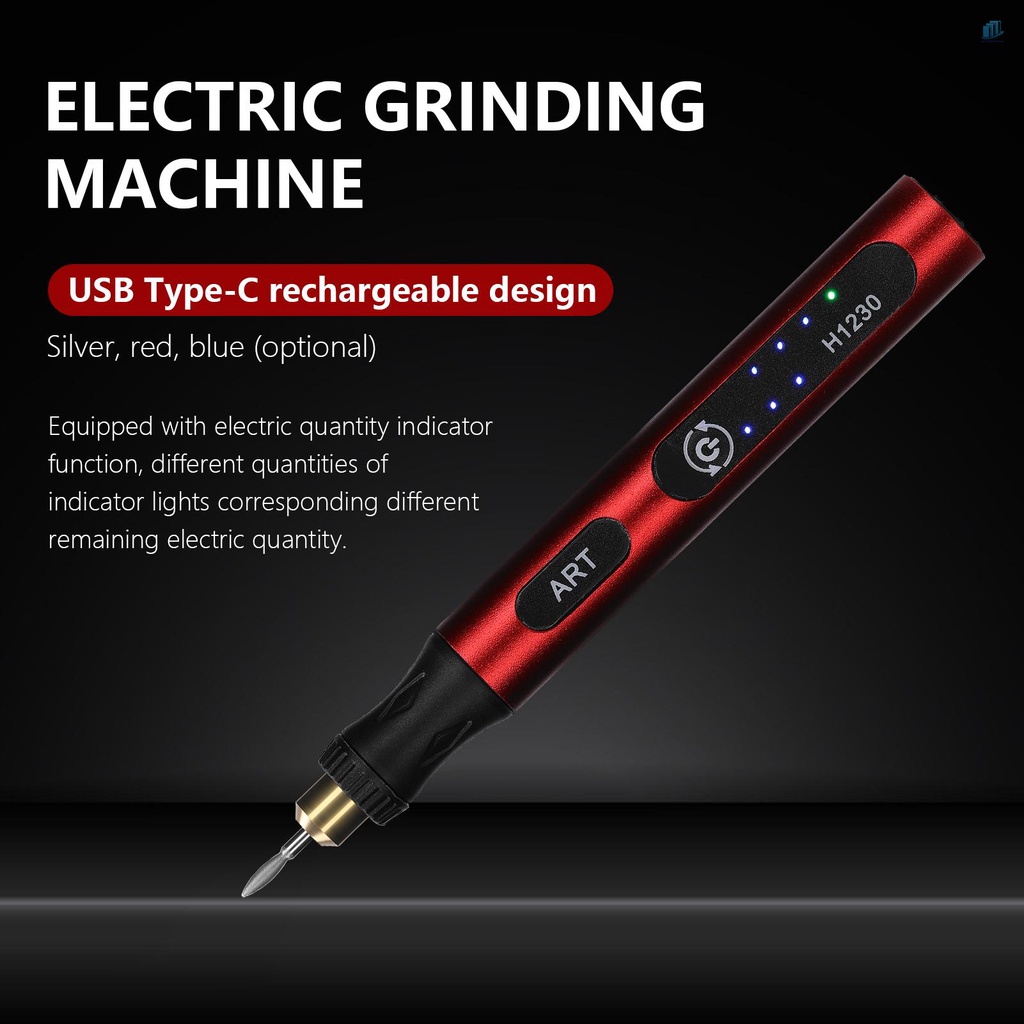 Máy Mài Móng Tay Sạc USB 3 Tốc Độ (s2mwvn) Nhỏ Gọn Bằng Điện