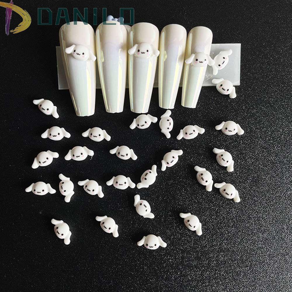 Phụ Kiện Trang Trí Móng Tay 3D Hình Chó Mèo Bằng Nhựa Resin Xinh Xắn