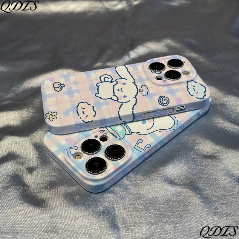 Ốp Điện Thoại Màu Hồng Gradient Họa Tiết Chú Chó Cinnamon 78 Cho iPhone13max Apple 14pro1211 BP9Q