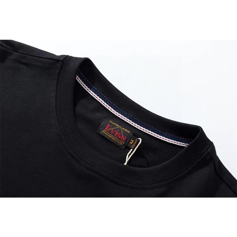 Áo Thun Nam Tay Ngắn Cổ Tròn In Logo Đầu Phật E-V88ISU &amp; - Thời Trang