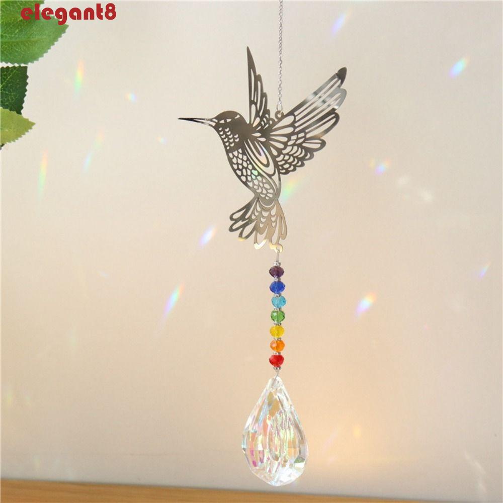 Chuông Gió Hình Bướm Màu Cầu Vồng Đa Năng Dùng Trang Trí Sân Vườn DIY