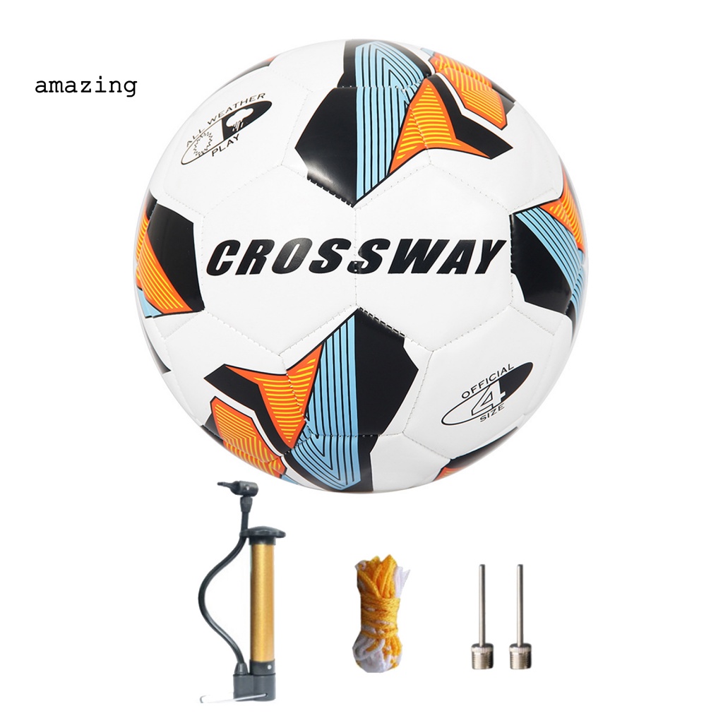 Bóng Đá Bơm Hơi Mềm Mại Số 4 Cho Bé Tập Luyện Thể Thao