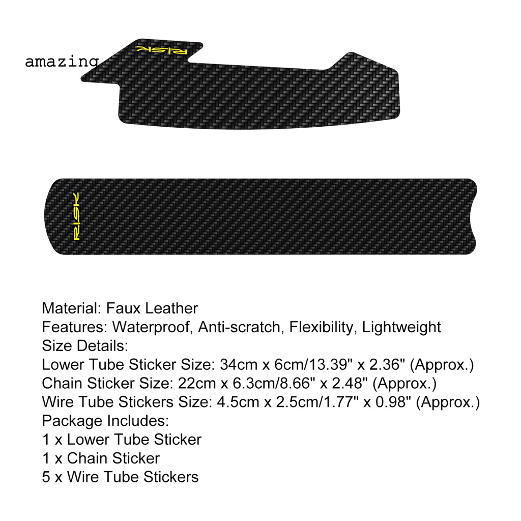 1 Bộ Khung Bảo Vệ Khung Xe Đạp Chống Vỡ Trọng Lượng Nhẹ