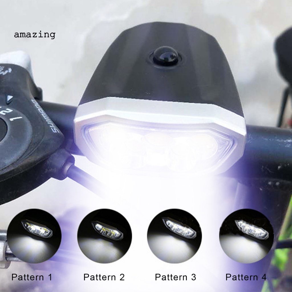 Đèn Pha 1200mAh 4 Chế Độ Kèm Sạc USB Tiện Dụng Cho Xe Đạp Leo Núi