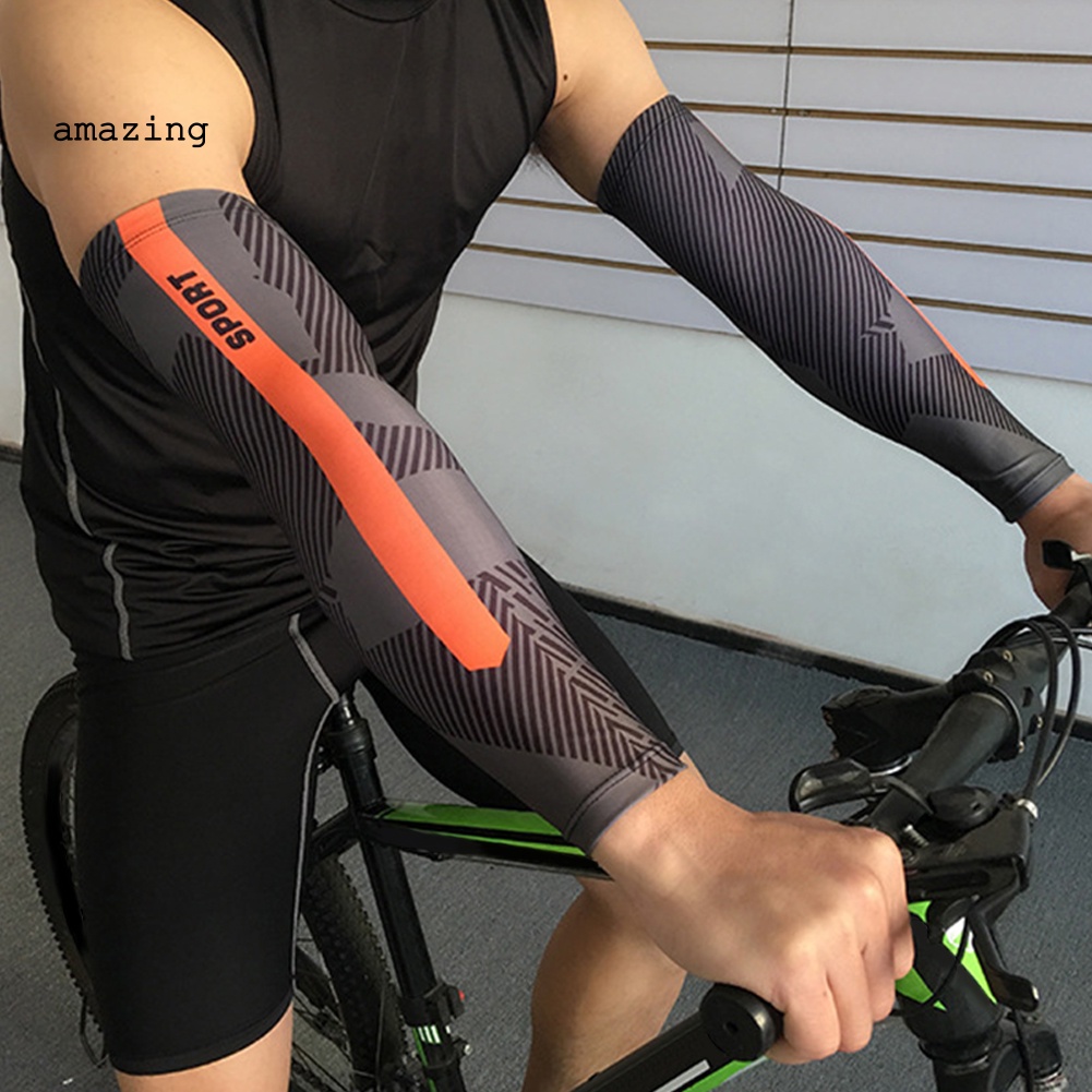 1 Đôi Găng Cánh Tay Chống Tia UV Thoáng Khí Bảo Vệ Khi Đạp Xe Ngoài Trời