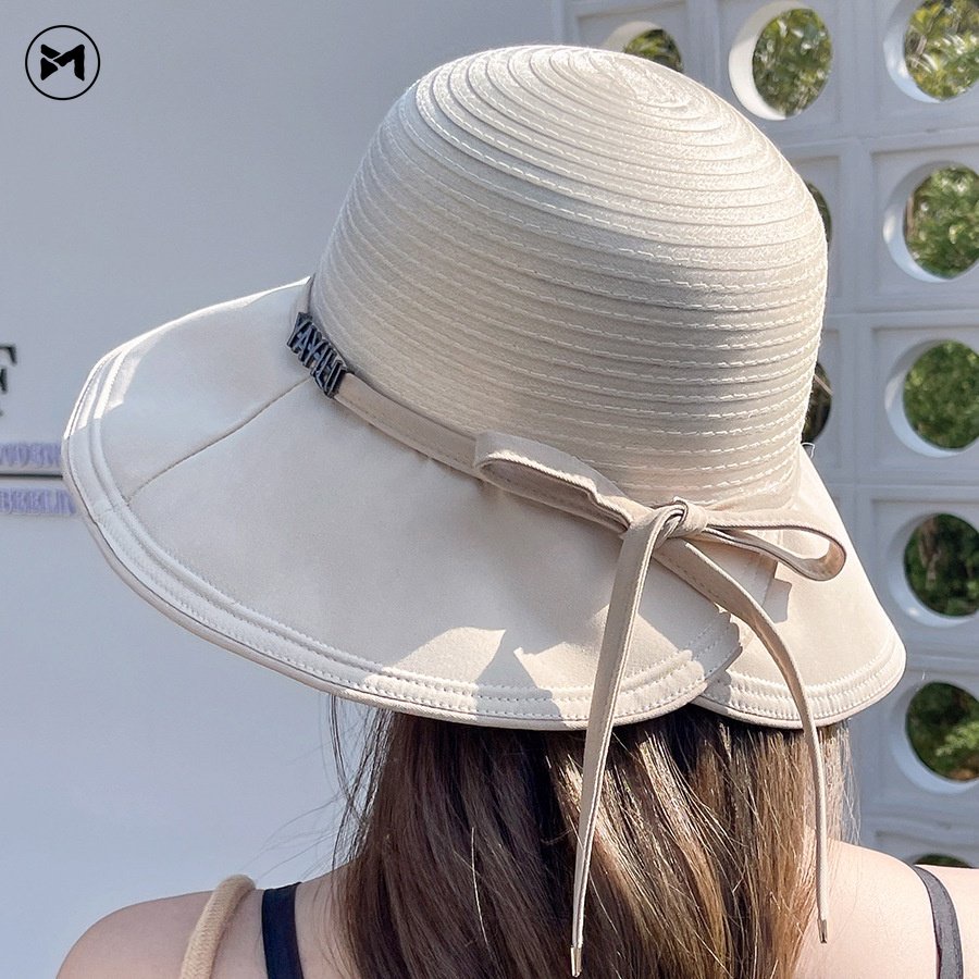 Nón Tai Bèo Vành Rộng Chống Nắng Có Dây Cột Che Nắng Mẫu Mới Năm 2023 Phong Cách Nhật Hàn Bảo Vệ Và Tia UV Dành Cho Bạn Nữ