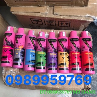 Màu nhuộm tóc phản quang HIGHLIGHT phát sáng trong đêm dưới đèn UV NEON AOLINDE 200ml