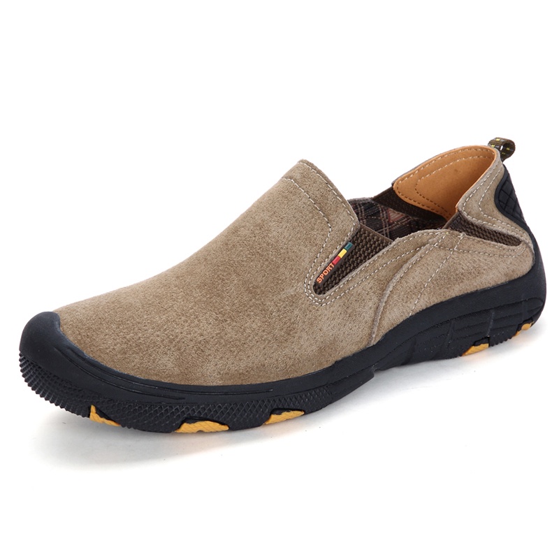 Giày Lười Da Thời Trang Cho Nam, Size 38-48