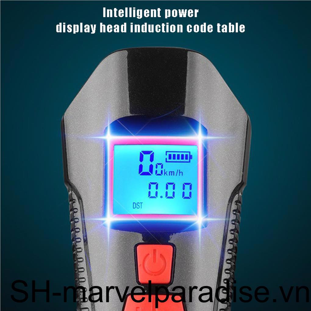 Còi Xe Đạp Leo Núi Chống Thấm Nước Tích Hợp Đèn Pin Tiện Dụng